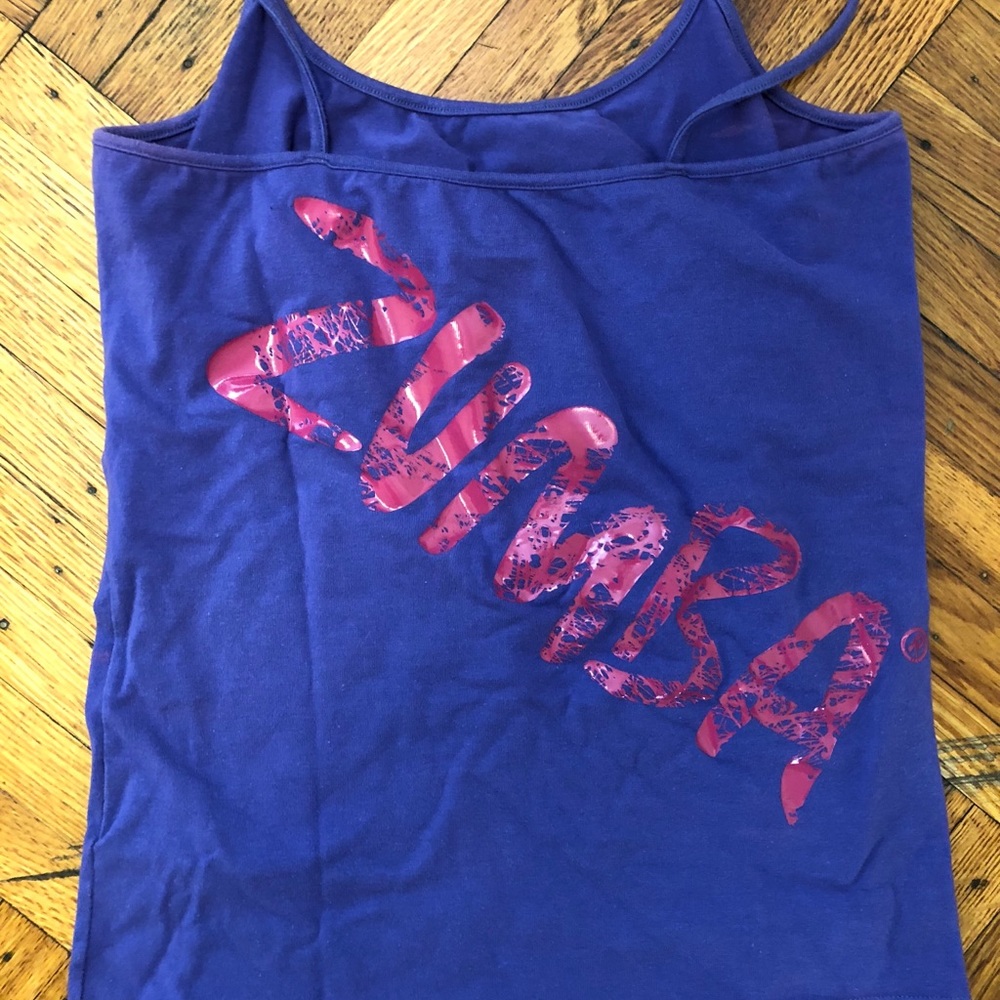 Zumba strappy tank top